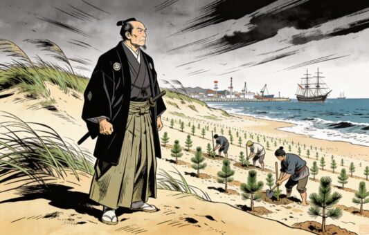 本間光丘【万里の松原】