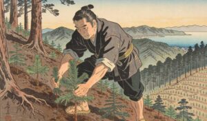 加藤九蔵【膳所谷の植林】