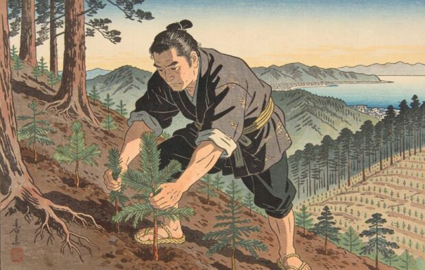 加藤九蔵【膳所谷の植林】