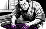 藤田謙【南部紫根染】